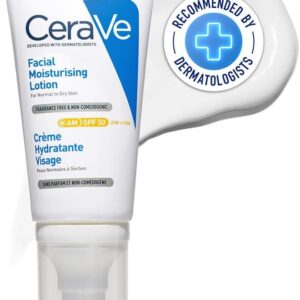 CeraVe AM Facial Moisturizing Lotion SPF50 for Normal to Dry Skin 52ml