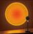 Sunset Projection Lamp, 180 Degree Rotation Rainbow Projection Lamp Led Light,Sunset Night Light Projector for Party Bedroom Decor (Sunset Red)
